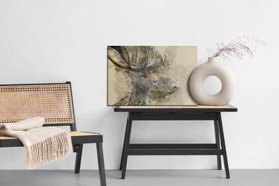 Ljuddämpande tavla - Majestic deer