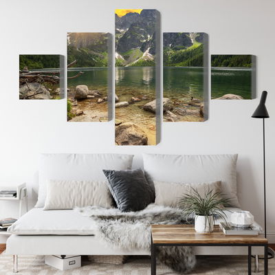 Ljuddämpande tavla - Morskie oko in tatra