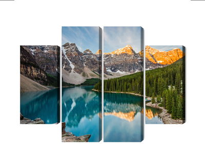 Ljuddämpande tavla - Canadian Moraine Lake 3d