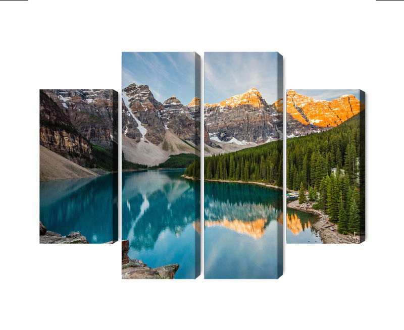 Ljuddämpande tavla - Canadian Moraine Lake 3d