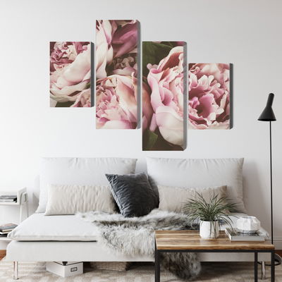 Ljuddämpande tavla - Delicate vintage peony