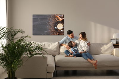 Ljuddämpande tavla - Black cup of coffee