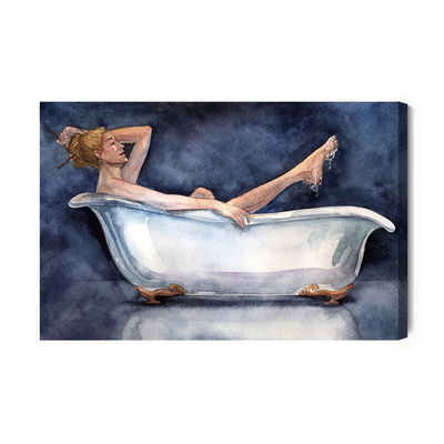 Ljuddämpande tavla - Woman in the bathtub