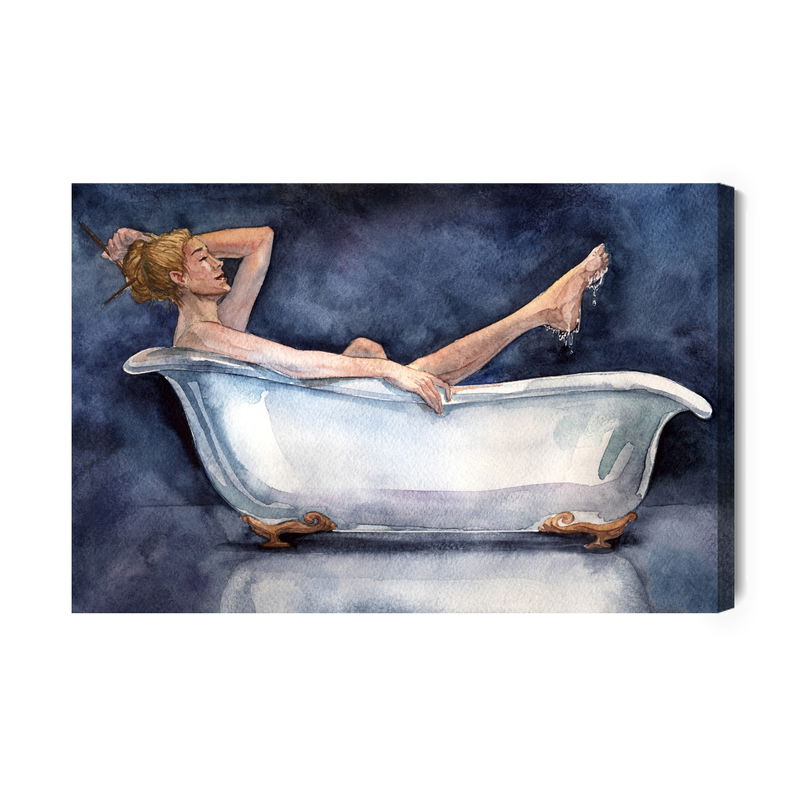 Ljuddämpande tavla - Woman in the bathtub
