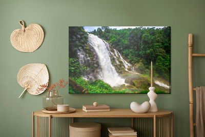 Ljuddämpande tavla - Waterfall in the tropical