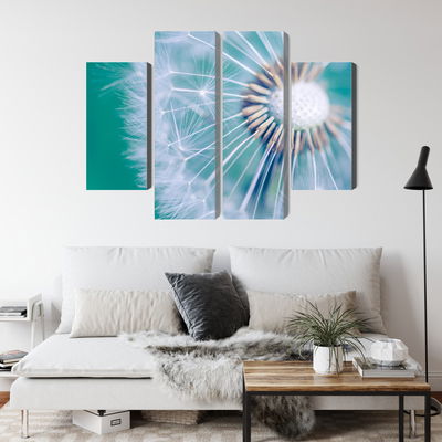 Ljuddämpande tavla - Dandelion on a macro scale