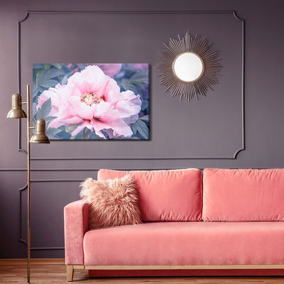 Ljuddämpande tavla - Peony in the garden