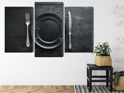 Ljuddämpande tavla - Vintage tableware