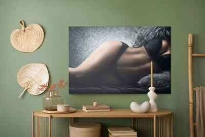 Ljuddämpande tavla - Sensual woman