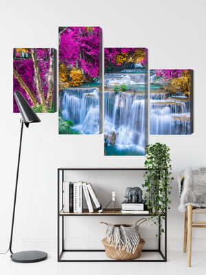 Ljuddämpande tavla - A waterfall in the fall