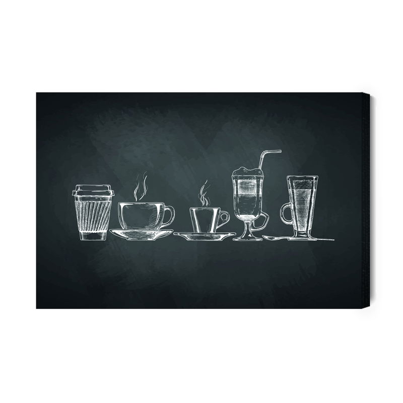 Ljuddämpande tavla - A set of cups