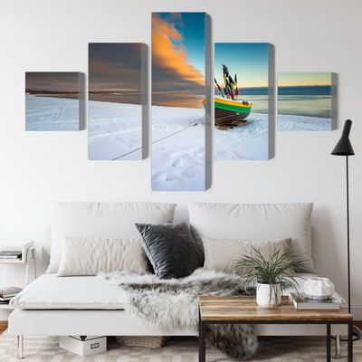 Ljuddämpande tavla - Fishing boat