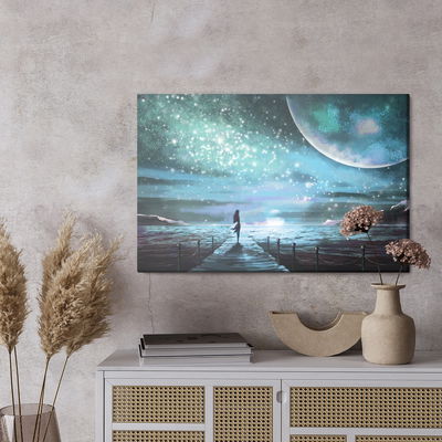 Ljuddämpande tavla - The sea and the pier