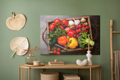 Ljuddämpande tavla - A box of vegetables