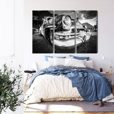 Ljuddämpande tavla - Black and white american