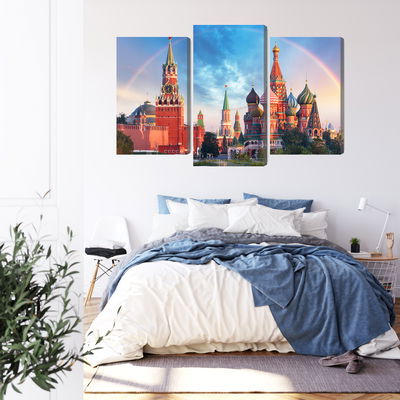 Ljuddämpande tavla - Panorama of the red square