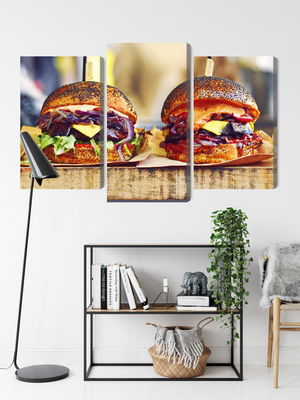 Ljuddämpande tavla - Vegan burgers