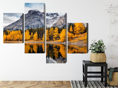 Ljuddämpande tavla - Banff national park in Canada