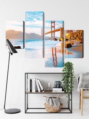 Ljuddämpande tavla - The Golden Gate bridge