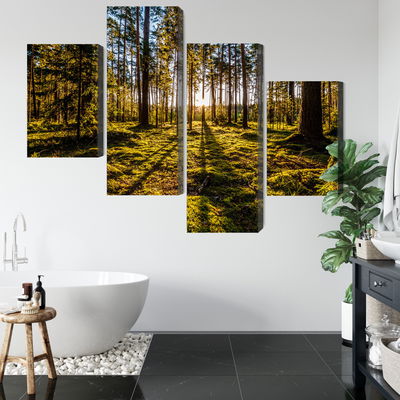 Ljuddämpande tavla - Morning sun rays