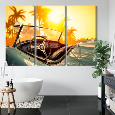 Ljuddämpande tavla - View from the car