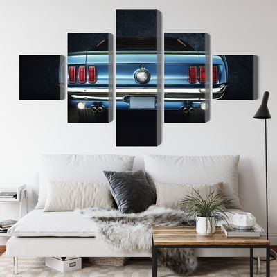 Ljuddämpande tavla - The back of an old ford