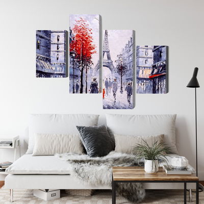 Ljuddämpande tavla - The view of the Paris street