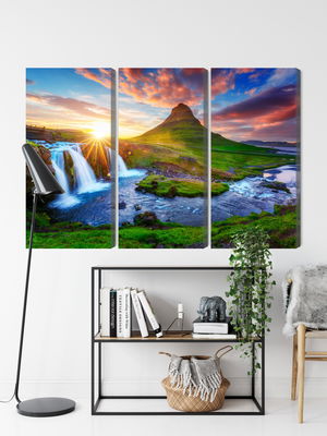 Ljuddämpande tavla - View of the kirkjufellsfoss
