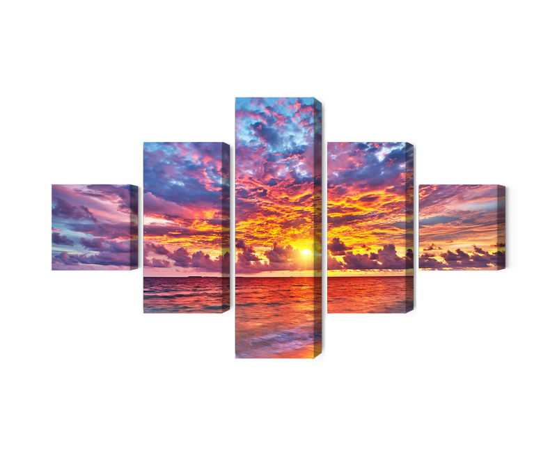 Ljuddämpande tavla - Picturesque sunset