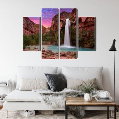 Ljuddämpande tavla - Havasupai waterfalls