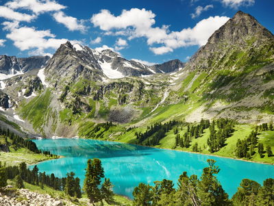 Ljuddämpande tavla - Crystalline lake