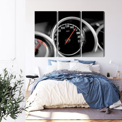 Ljuddämpande tavla - Car speedometer