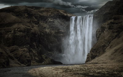 Ljuddämpande tavla - The majestic skogafoss