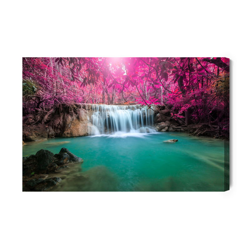 Ljuddämpande tavla - Beautiful waterfall