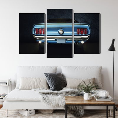 Ljuddämpande tavla - The back of an old ford