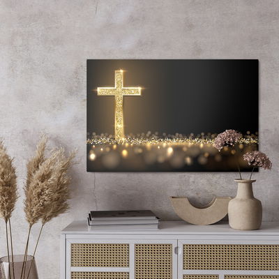 Ljuddämpande tavla - The golden cross