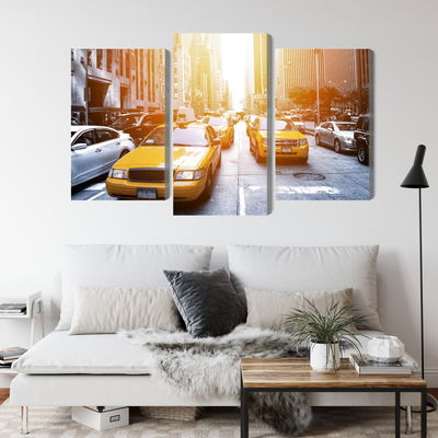 Ljuddämpande tavla - Taxi in the sunshine nyc