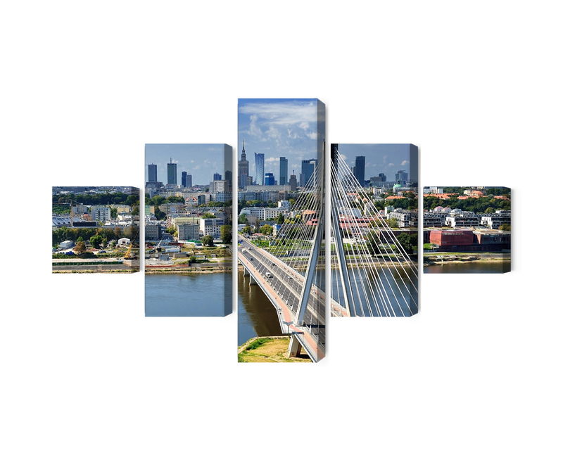 Ljuddämpande tavla - The bridge with the Warsaw