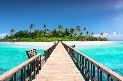 Ljuddämpande tavla - 3d pier in the maldives