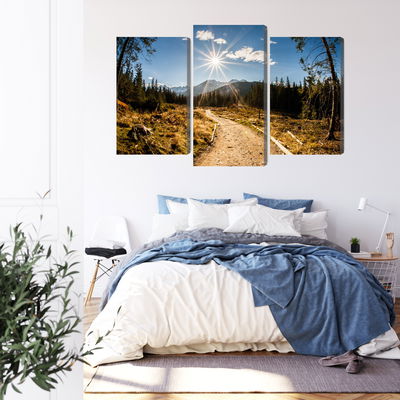 Ljuddämpande tavla - A sunny day in the tatras 3d