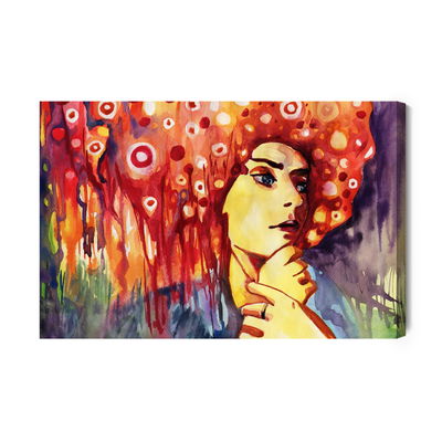 Ljuddämpande tavla - An abstract portrait