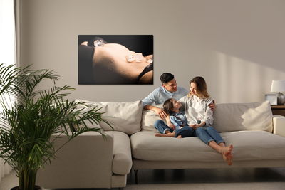 Ljuddämpande tavla - Ice cubes on the body