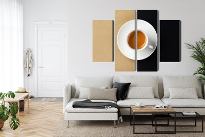 Ljuddämpande tavla - A cup of italian coffee