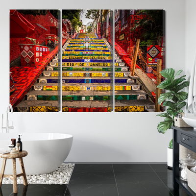 Ljuddämpande tavla - Selaron stairs