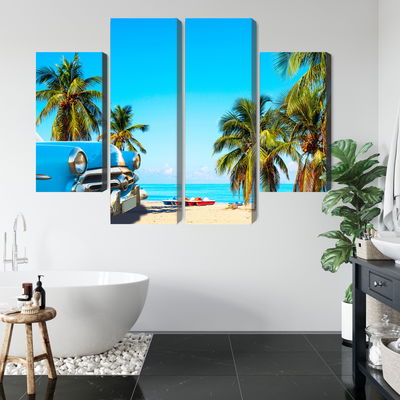 Ljuddämpande tavla - Varadero beach in cuba