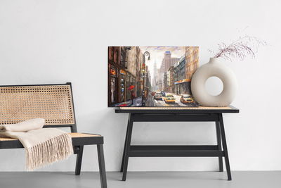 Ljuddämpande tavla - 3d view of New York street