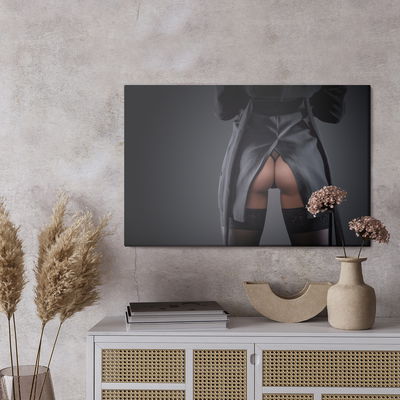 Ljuddämpande tavla - The woman in the bathrobe