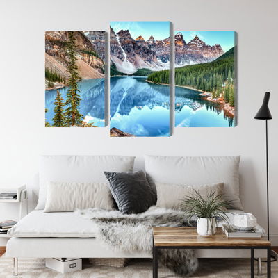 Ljuddämpande tavla - Moraine Lake in banff