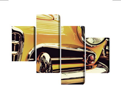 Ljuddämpande tavla - The front of a vintage car