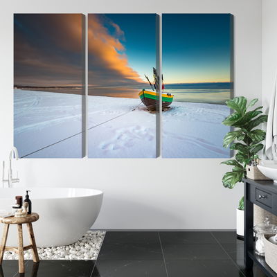 Ljuddämpande tavla - Fishing boat